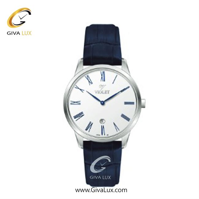 ساعت مچی اورجینال زنانه ویولت VIOLET نقره ای | سرمه ای| سفید| کد رفرنس 0554